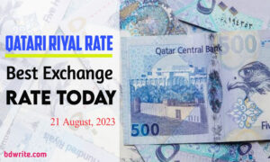 Qatari Riyal Exchange Rate Today